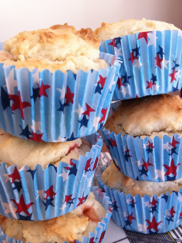 Muffins de coco y fresas2