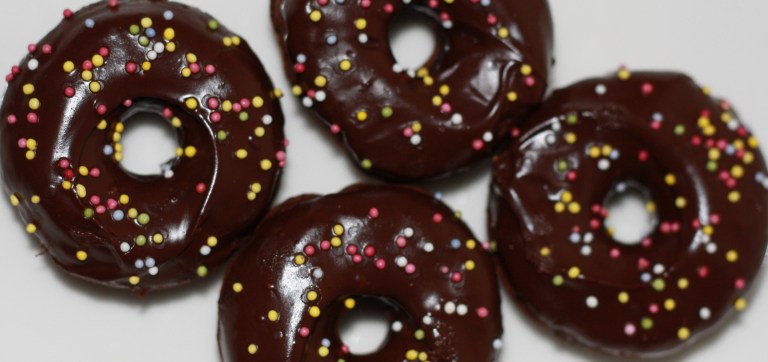 Mini Donuts de Chocolate Azucarglassymas 4