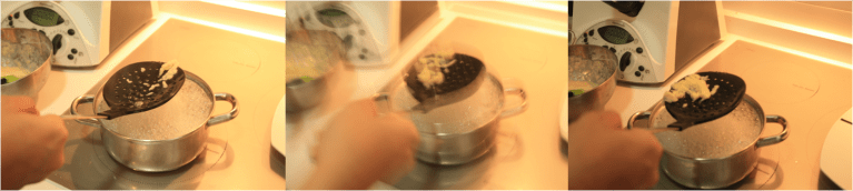 Spaetzel paso a paso . azucarglass y mas 2